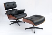 Купити Крісло Eames Lounge Chair Львів Крісло шкіряне з оттоманом Eame